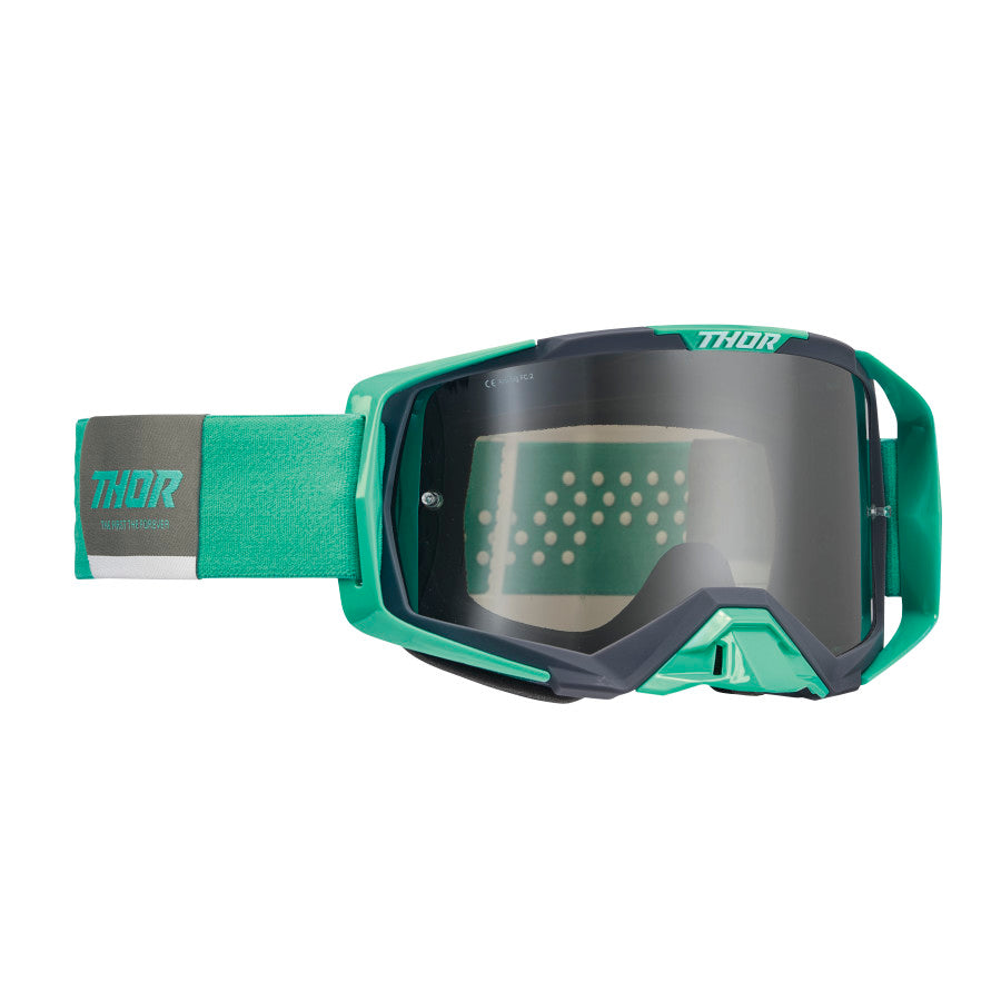 thor racing goggles Thor Motocross MX Goggle Activate Teal/Charcoal One Size