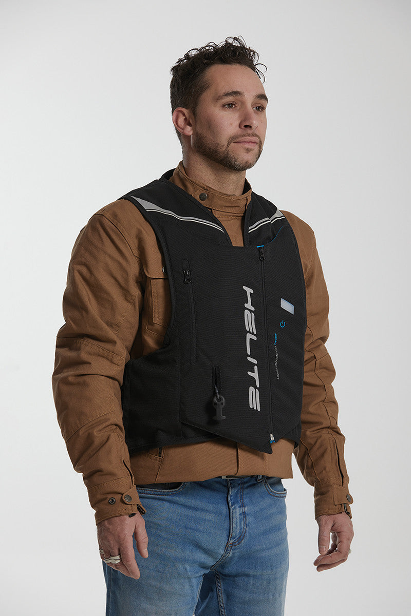 Helite E-Double Turtle Airbag Vest (Electronic Trigger)