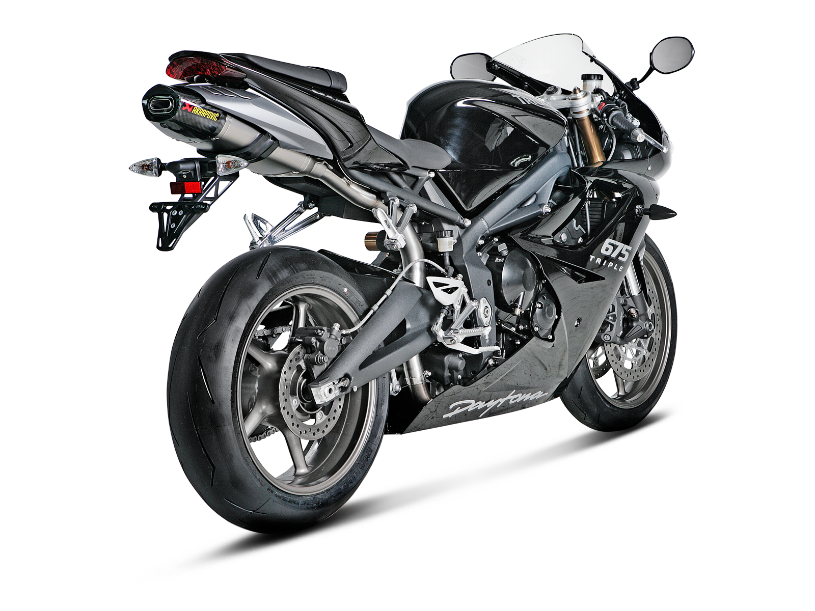 Akrapovic Slip-On Exhaust Triumph Daytona 675 / 675R 2006-2012