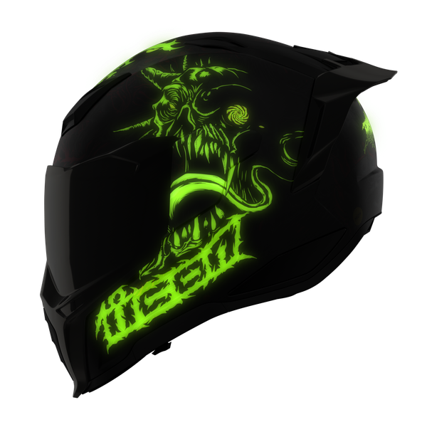dark helmet icon ICON Ultraflite Helmet - Misanthrope - MIPS - Black