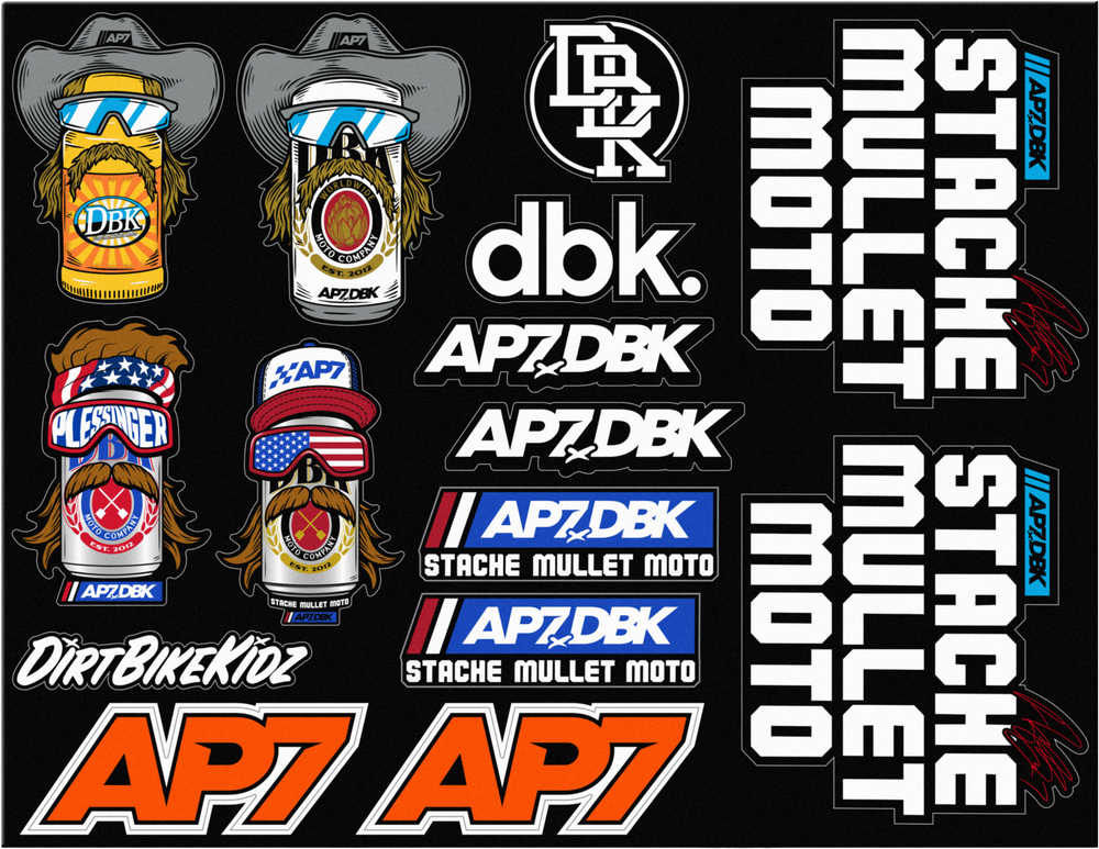 DBK AP7 Sticker Sheet