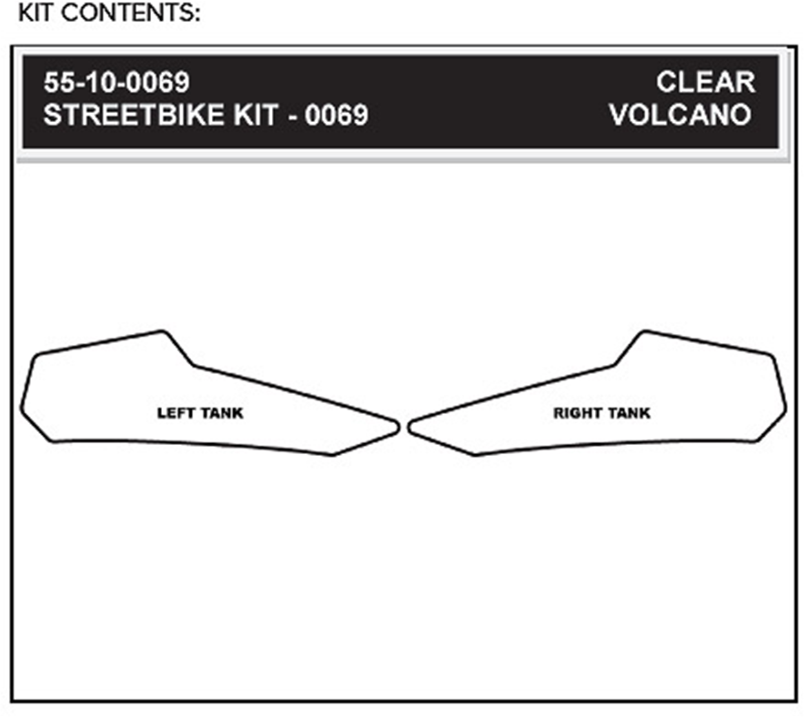 Stompgrip Volcano Tank Pad Ducati Hypermotard / Hyperstrada