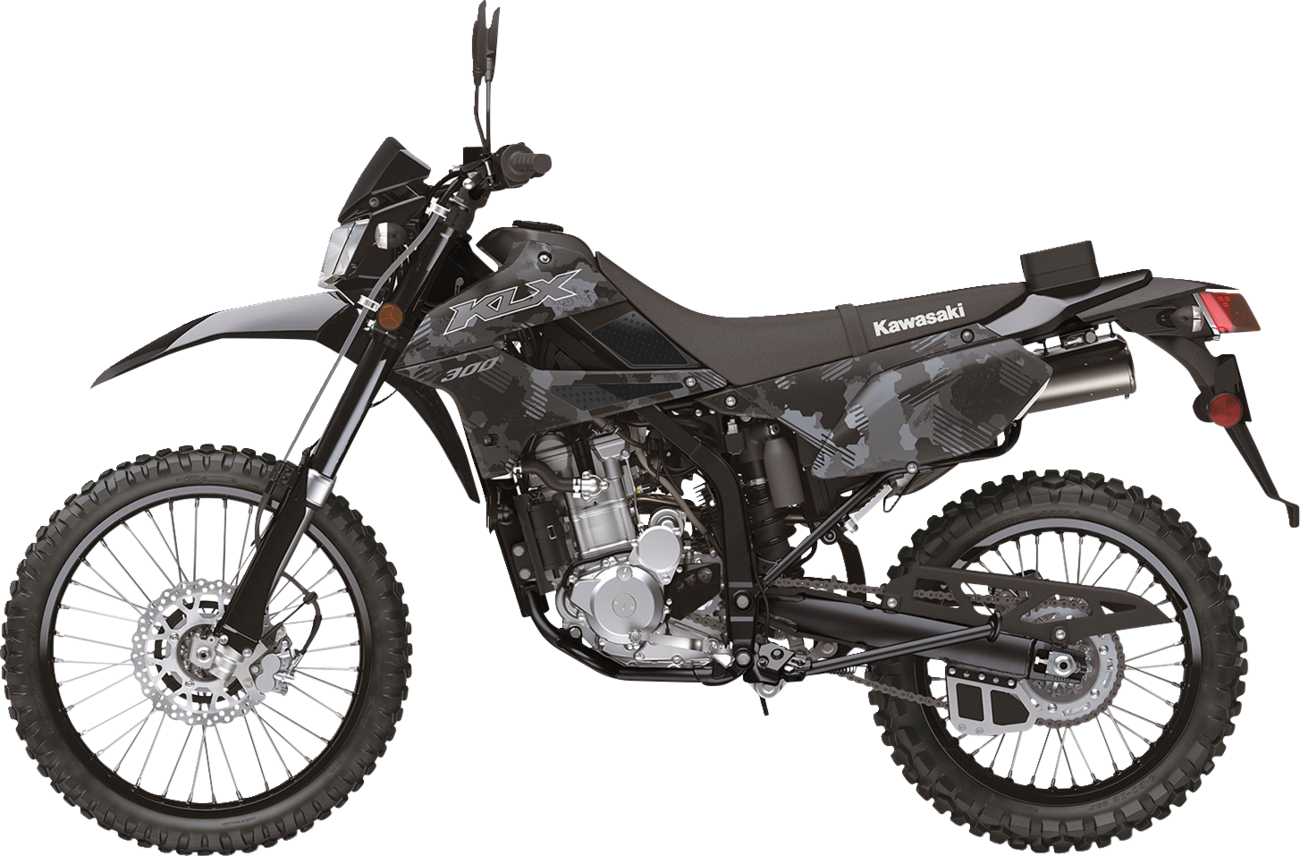 Stompgrip Volcano Tank Pad Kawasaki KLX300 / SM 2021-2026