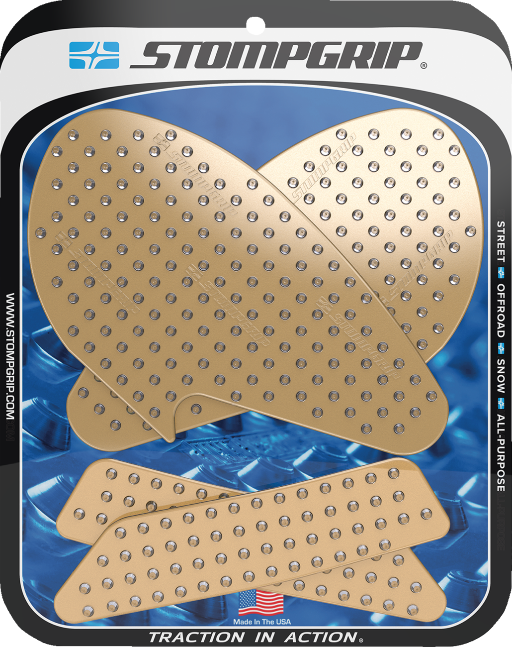 Stompgrip Volcano Tank Pad Yamha R3 2019-2025