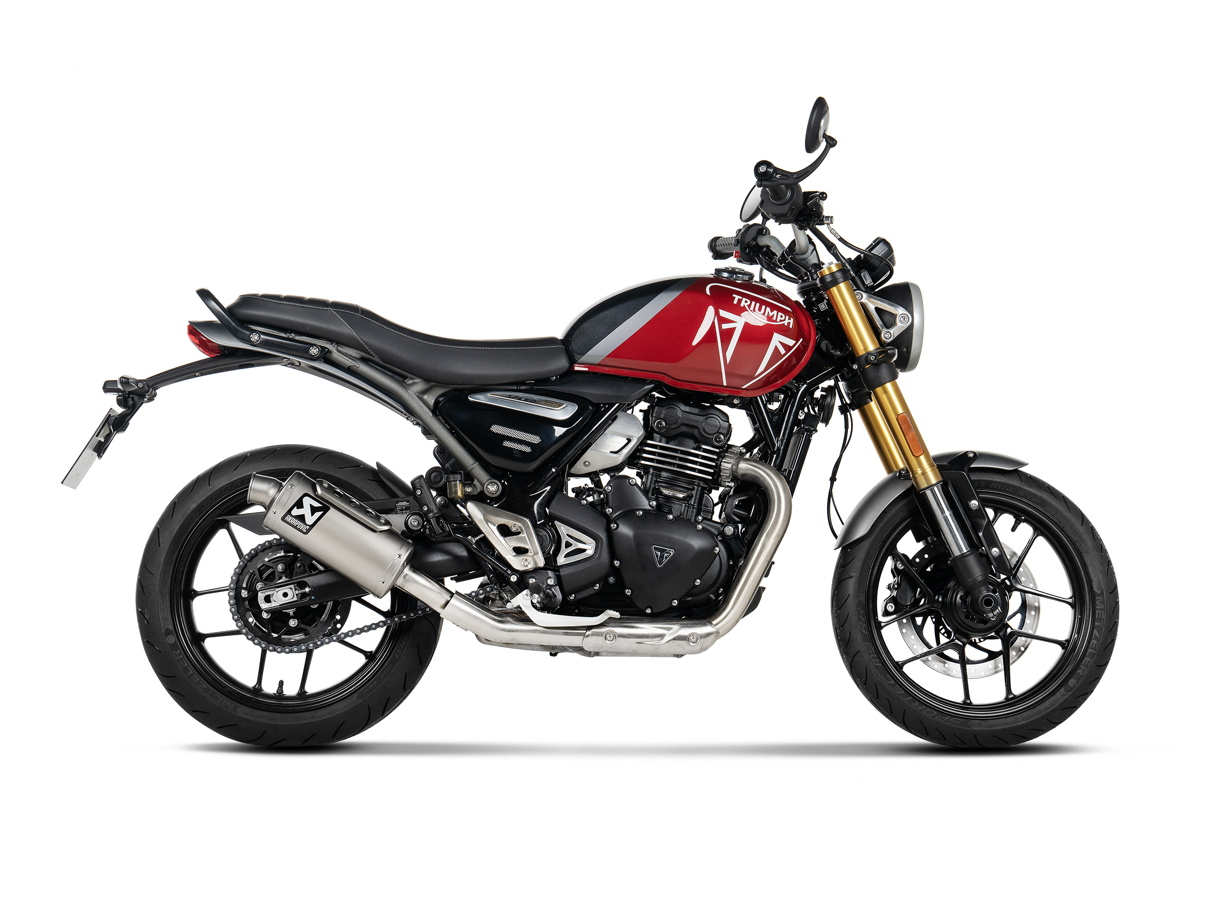 Akrapovic Slip-On Exhaust Triumph Speed 400 / Scrambler 400 X 2024-2025