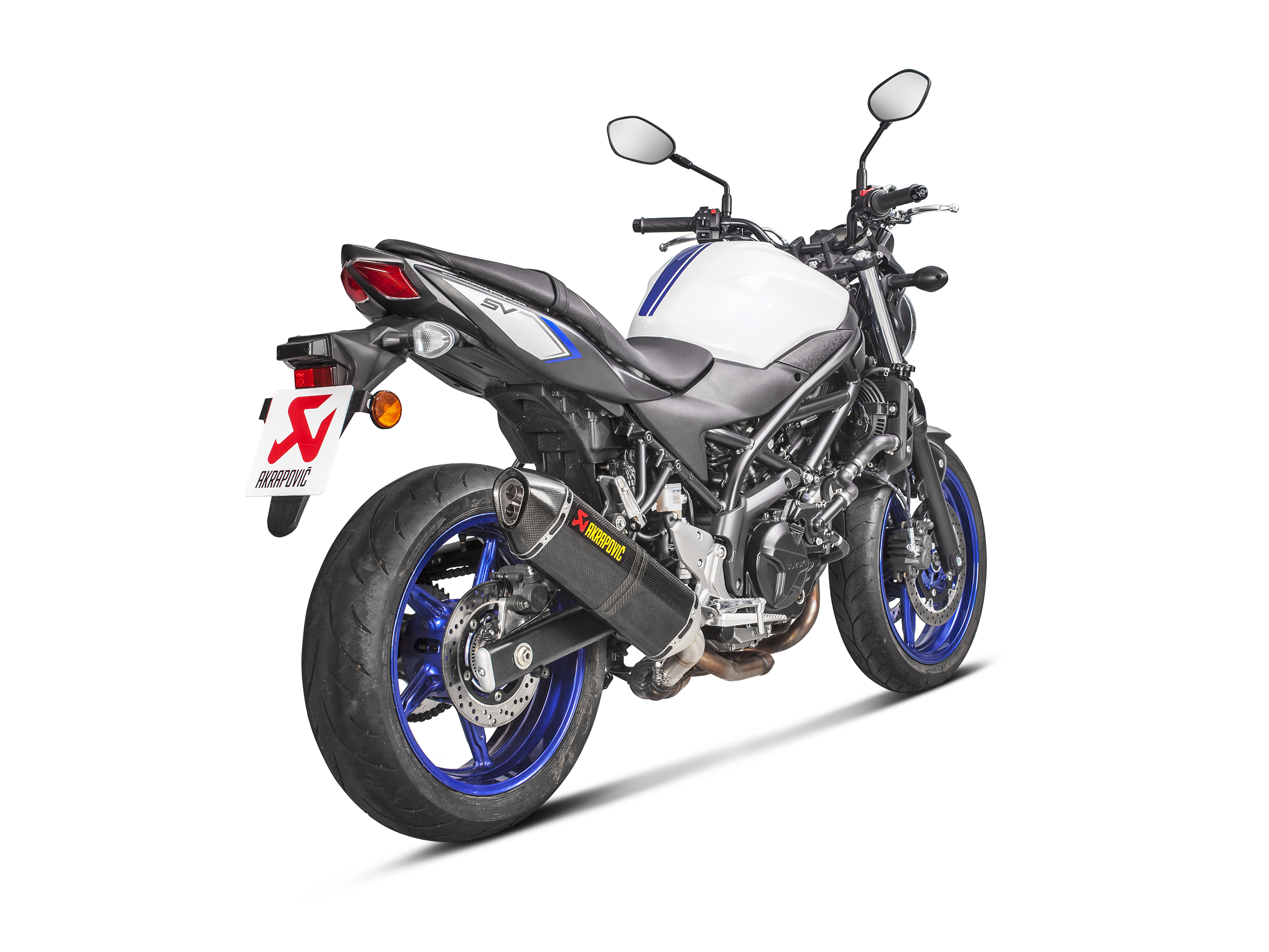 Akrapovic Slip-On Exhaust Suzuki SV650 2017-2026