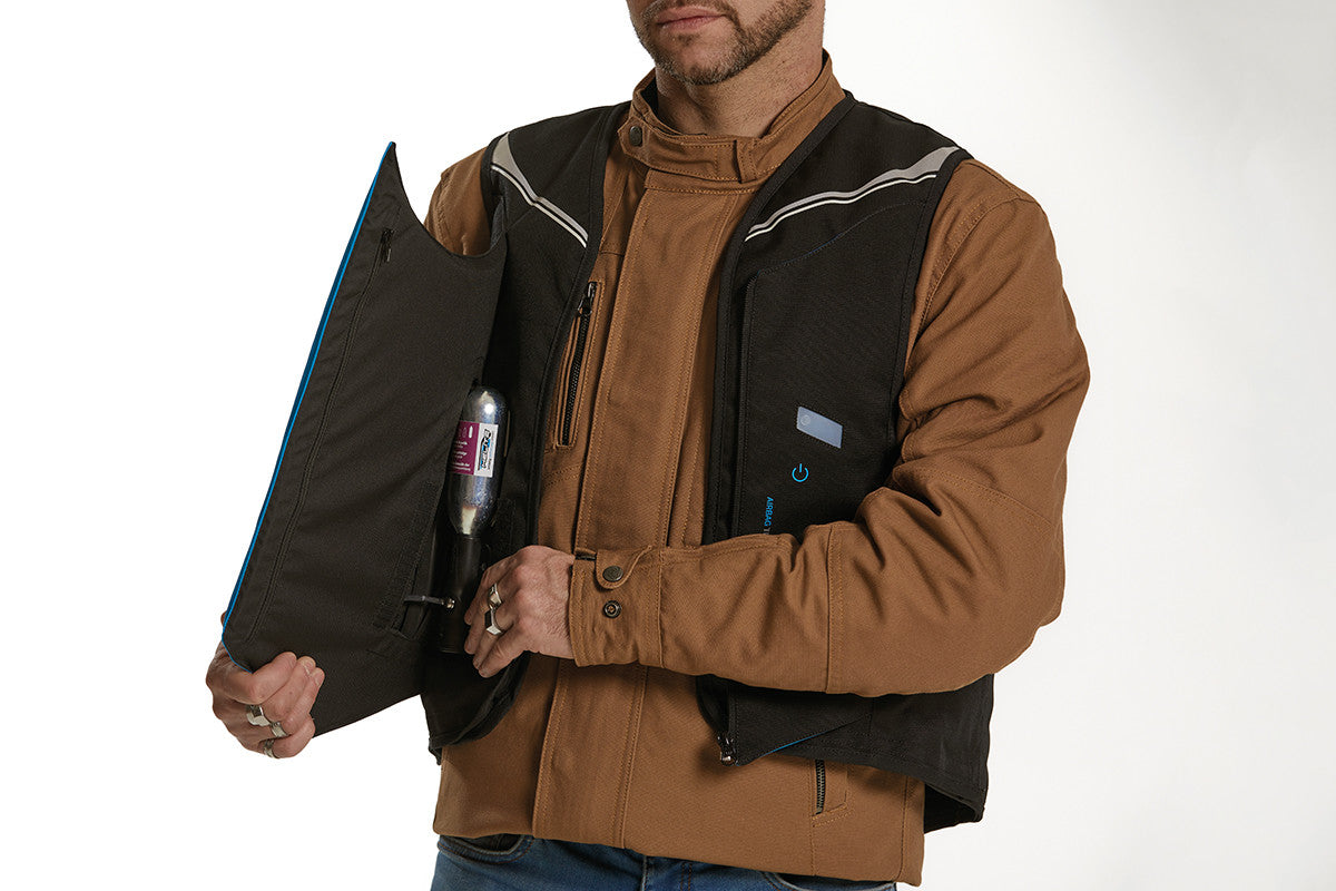 Helite E-Double Turtle Airbag Vest (Electronic Trigger)