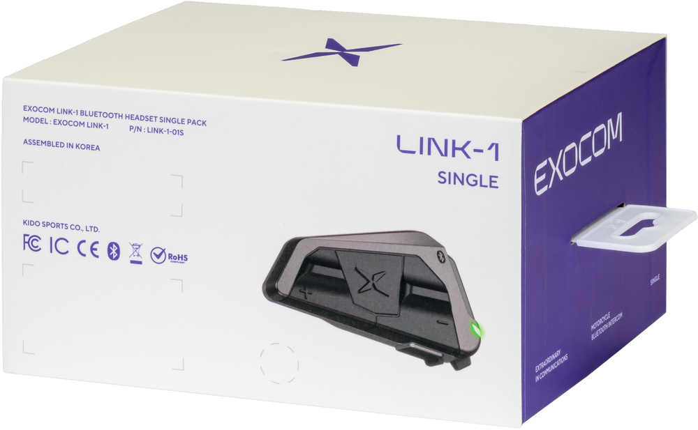 Scorpion Exocom Link 1 Bluetooth Comm - Single Kit