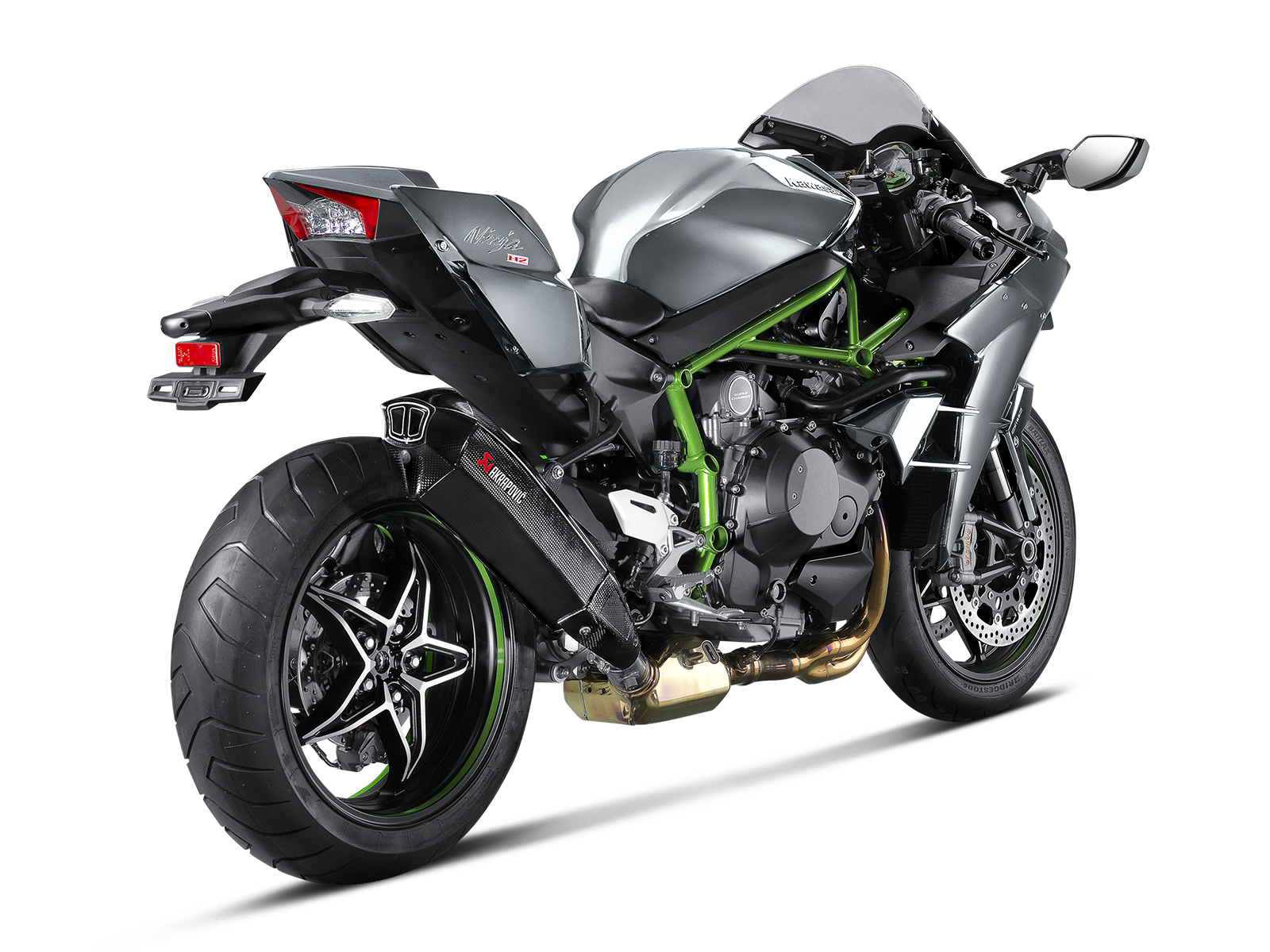 Akrapovic Slip-On Exhaust Kawasaki H2 2015-2021