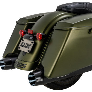 Vance and Hines Blackbird 450 Slip-On Mufflers for Harley Davidson Models