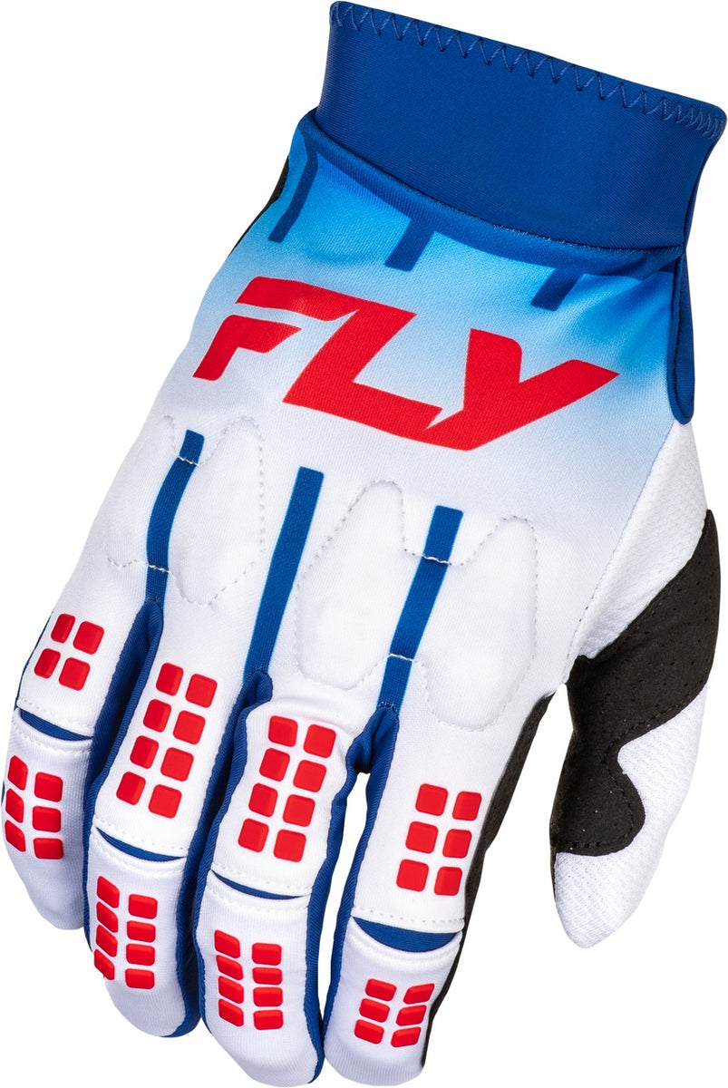bicycle racing gloves Fly Racing 2026 Evolution DST Gloves Red/Black/Grey S