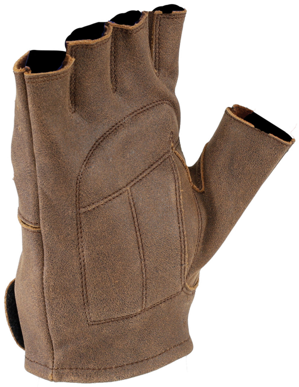 Kuryakyn Leather By River Road Buster Vintage Shorty Gloves