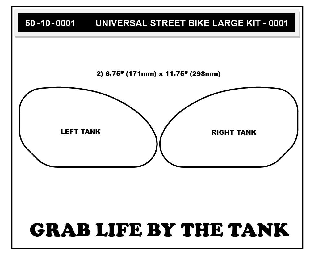 Stompgrip Universal Icon Streetbike Tank Pad
