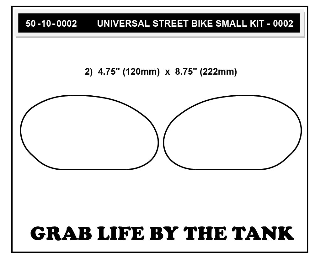 Stompgrip Universal Volcano Streetbike Tank Pad