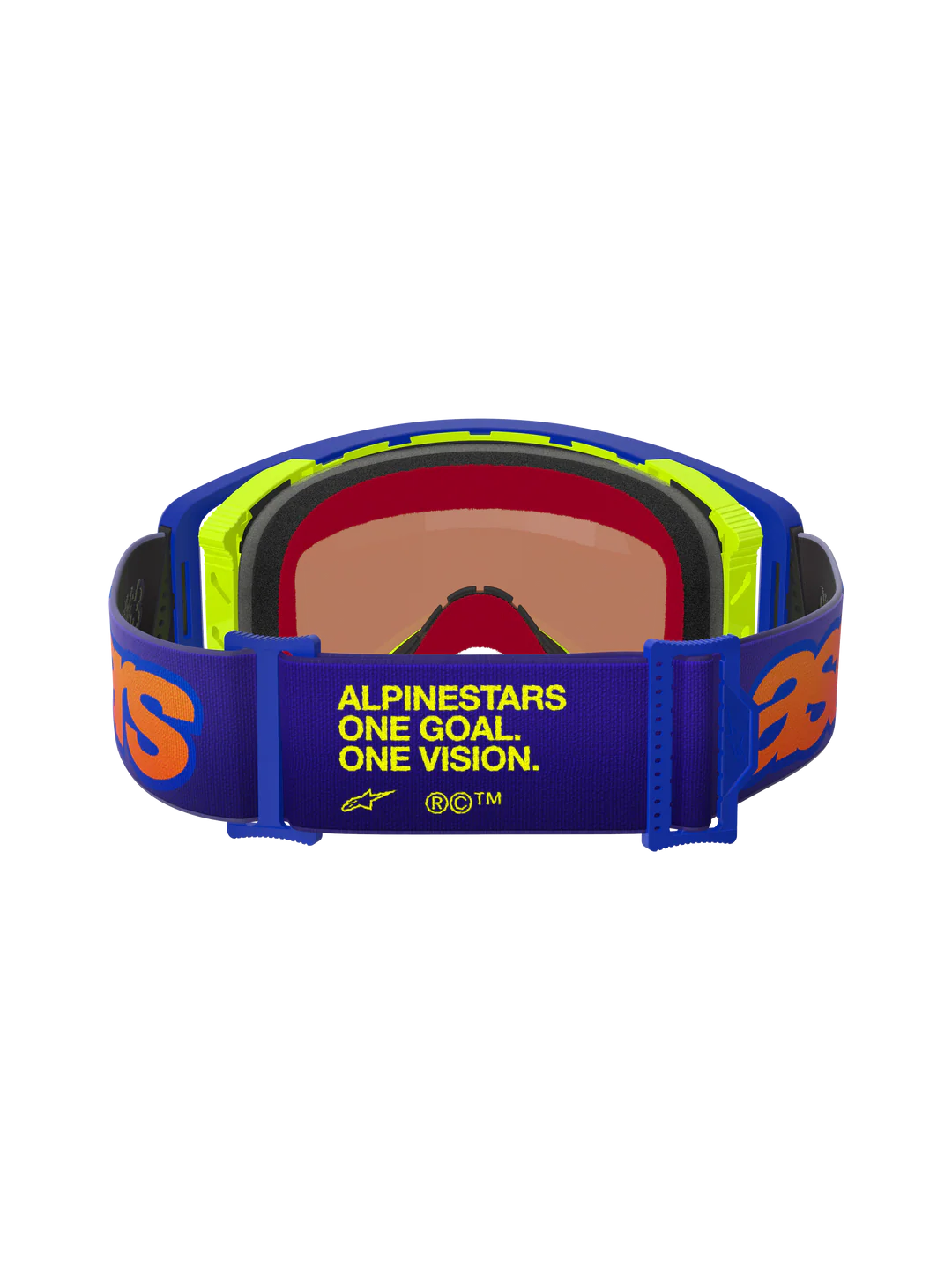 Alpinestars Supertech Vista Goggles - Blue/Yellow/Purple ~ Red Mirror Lens