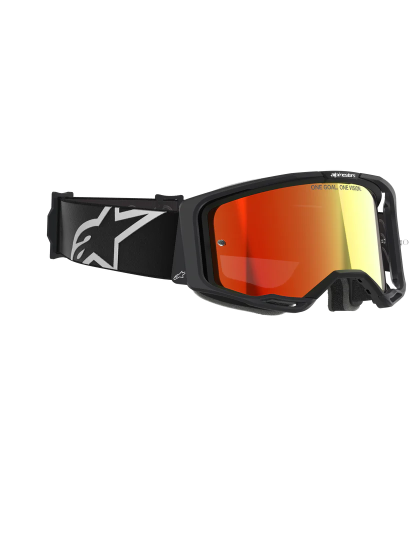 Alpinestars Vision 8 Goggle - Corp - Black - Red Mirror Lens