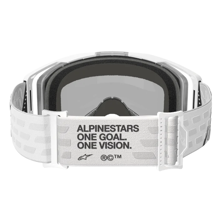 Alpinestars Vision 8 Goggle - Corp - White - Silver Mirror Lens