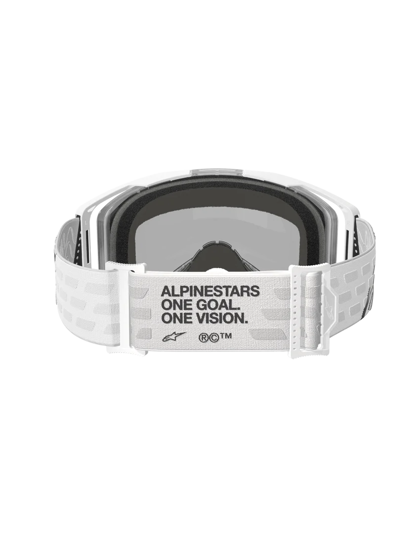Alpinestars Vision 8 Goggle - Corp - White - Silver Mirror Lens