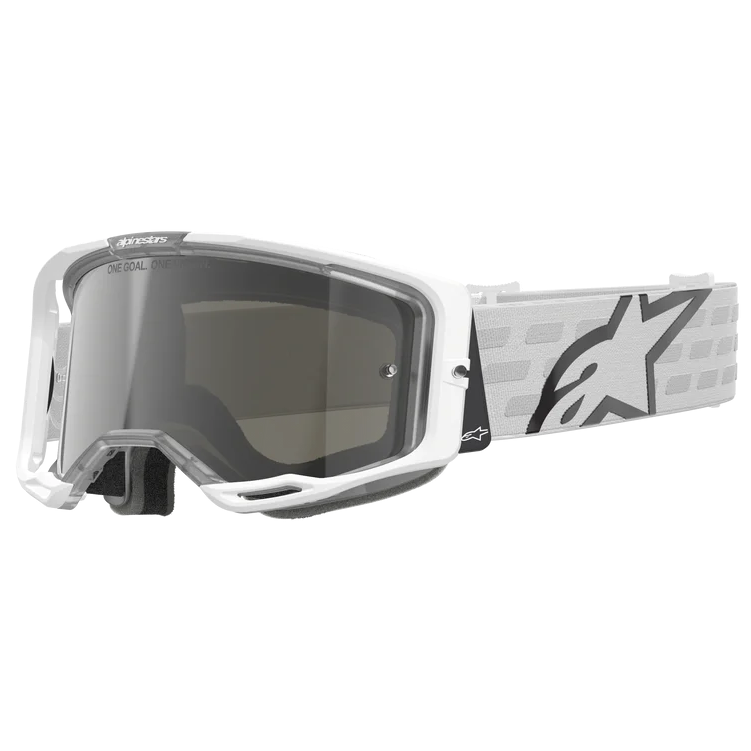 Alpinestars Vision 8 Goggle - Corp - White - Silver Mirror Lens