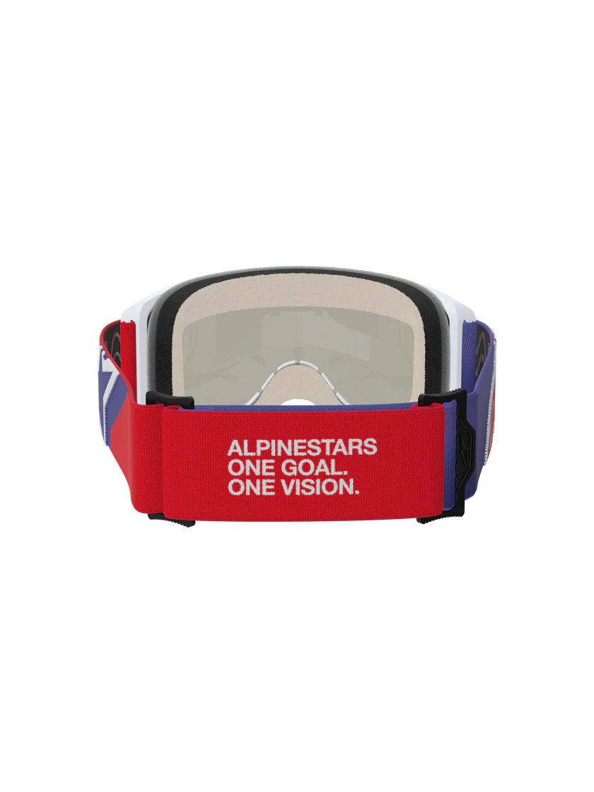 Alpinestars Vision 5 Goggle - Corp - Red/Purple - Red Mirror Lens