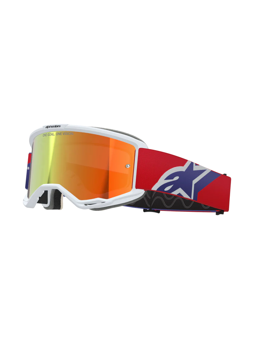 Alpinestars Vision 5 Goggle - Corp - Red/Purple - Red Mirror Lens