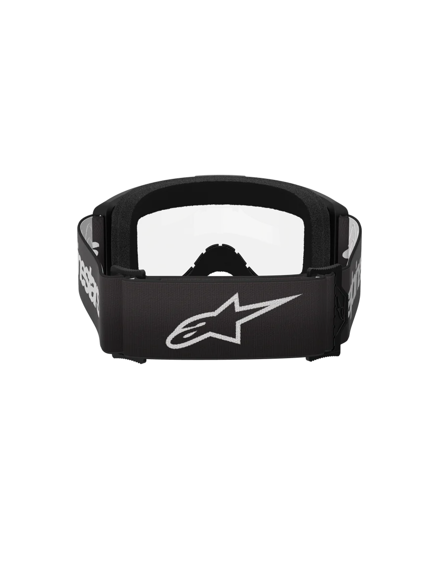 Alpinestars Vision 3 Goggle - Wordmark - Black - Clear Lens
