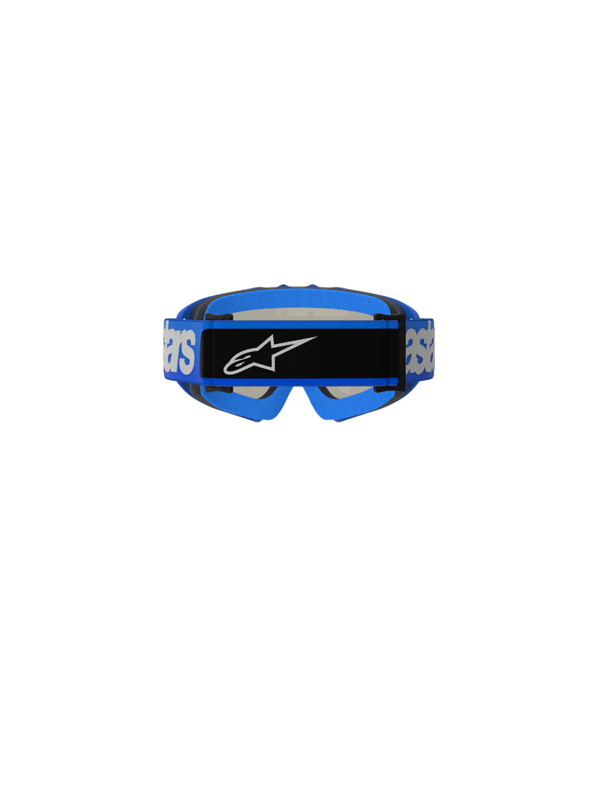 Alpinestars Youth Vision Goggle - Blaze - Blue - Blue Mirror Lens