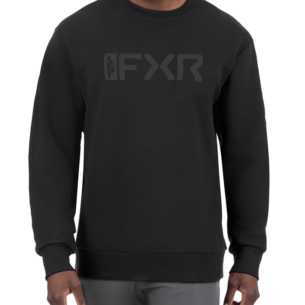 FXR Mitered Cotton Crewneck Sweatshirt
