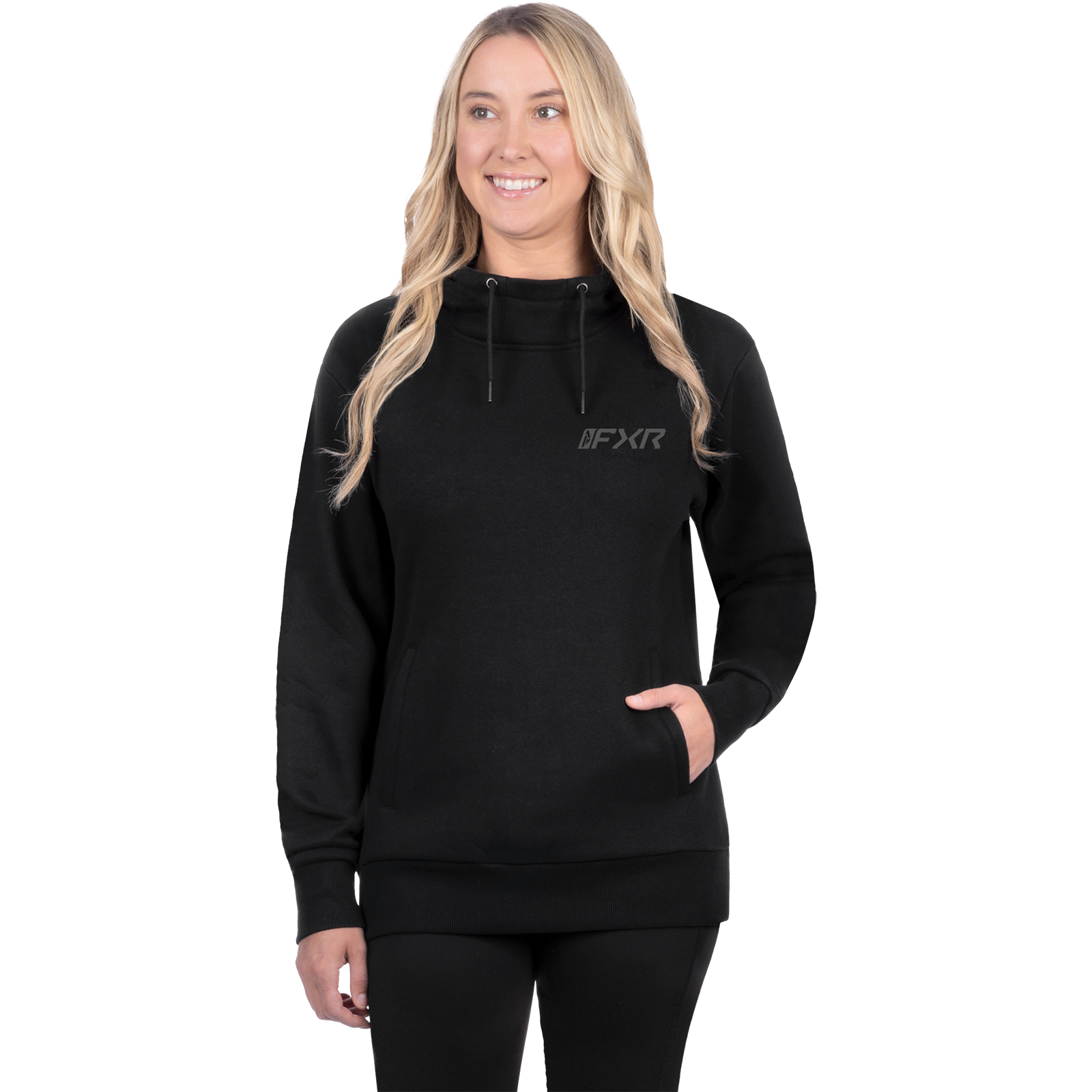 FXR Mitered Cotton Pullover Hoodie for Women