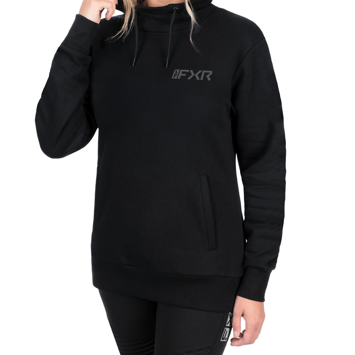FXR Mitered Cotton Pullover Hoodie for Women