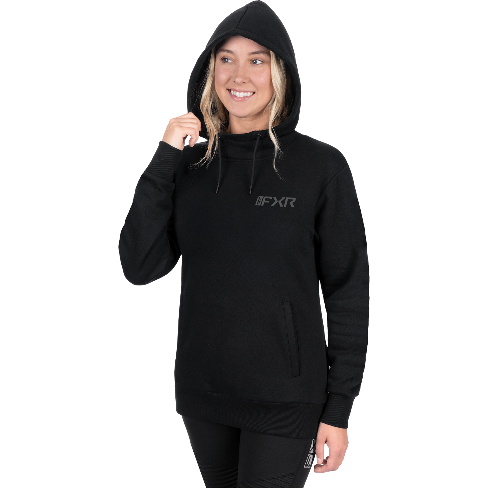 FXR Mitered Cotton Pullover Hoodie for Women