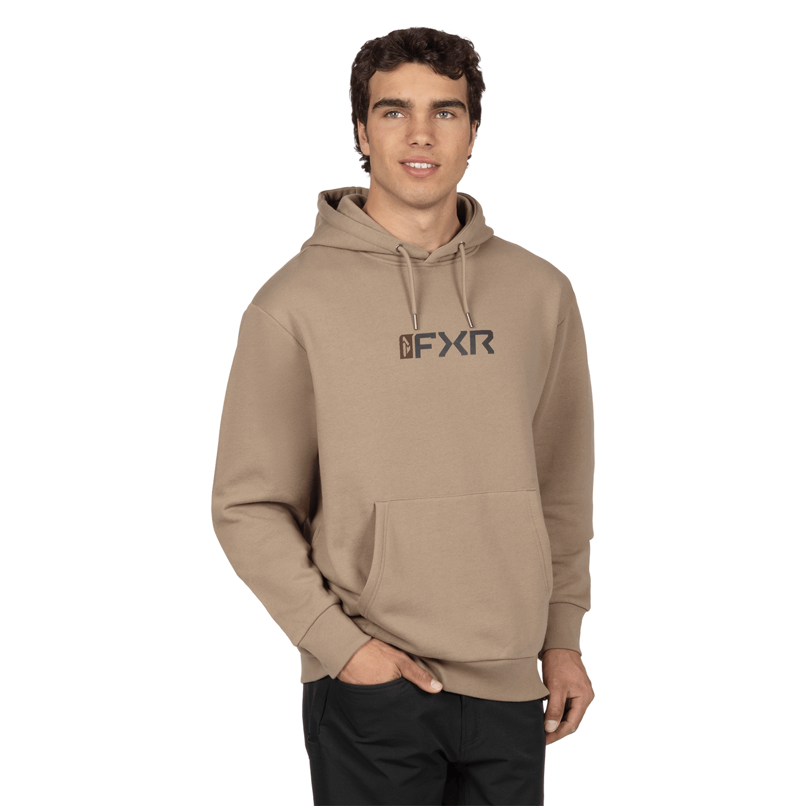 FXR Mitered Cotton Pullover Hoodie