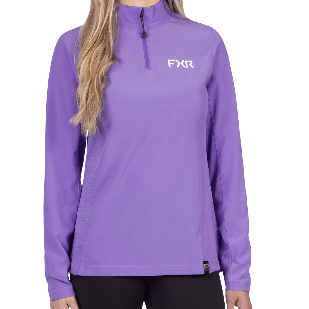 FXR Breeze UPF 1/4 Zip Longsleeve for Women