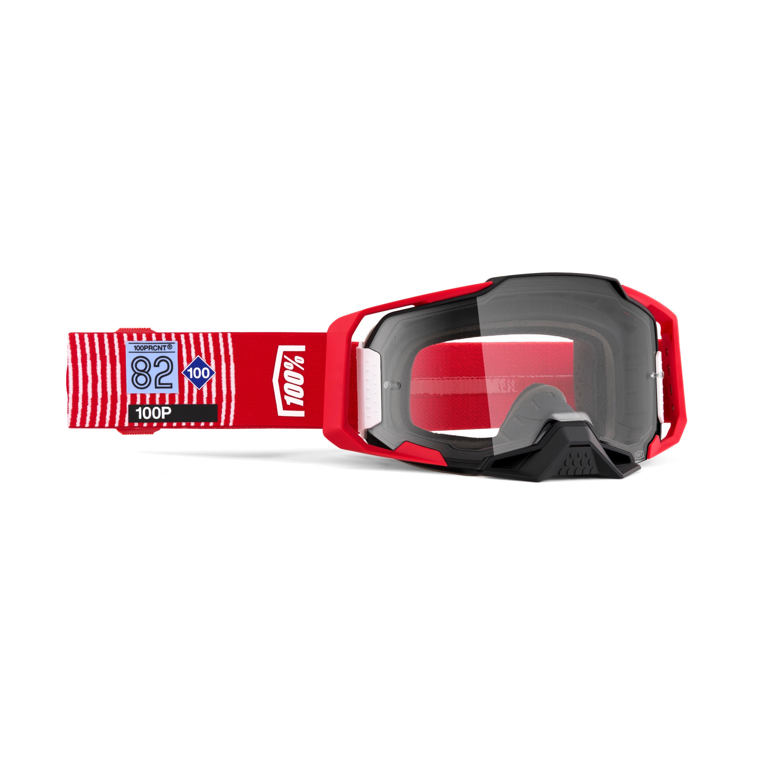 100% Armega M1 Goggles With Clear Lens