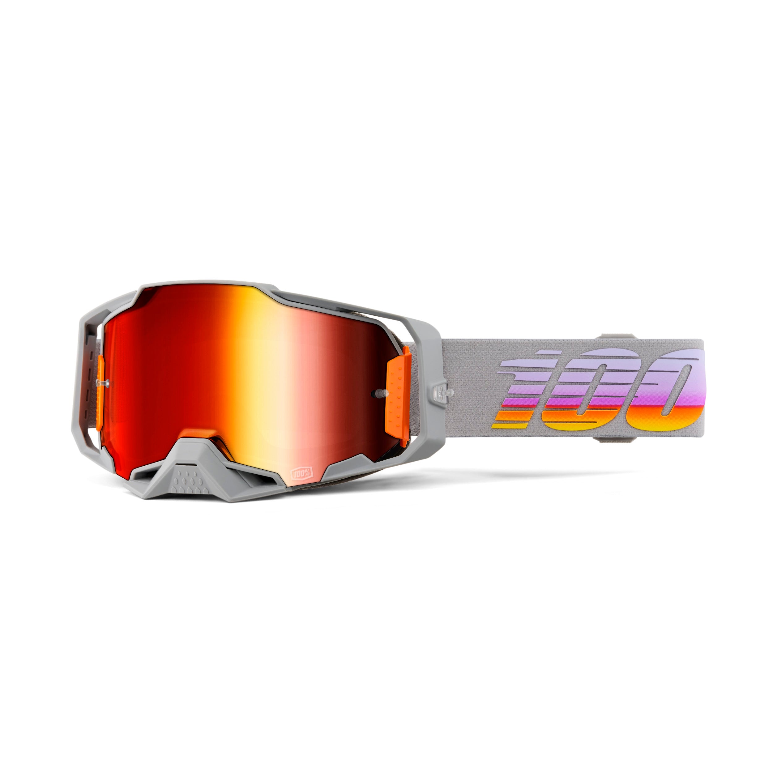 100% Armega Fallbrook Goggles With Red Mirror Lens