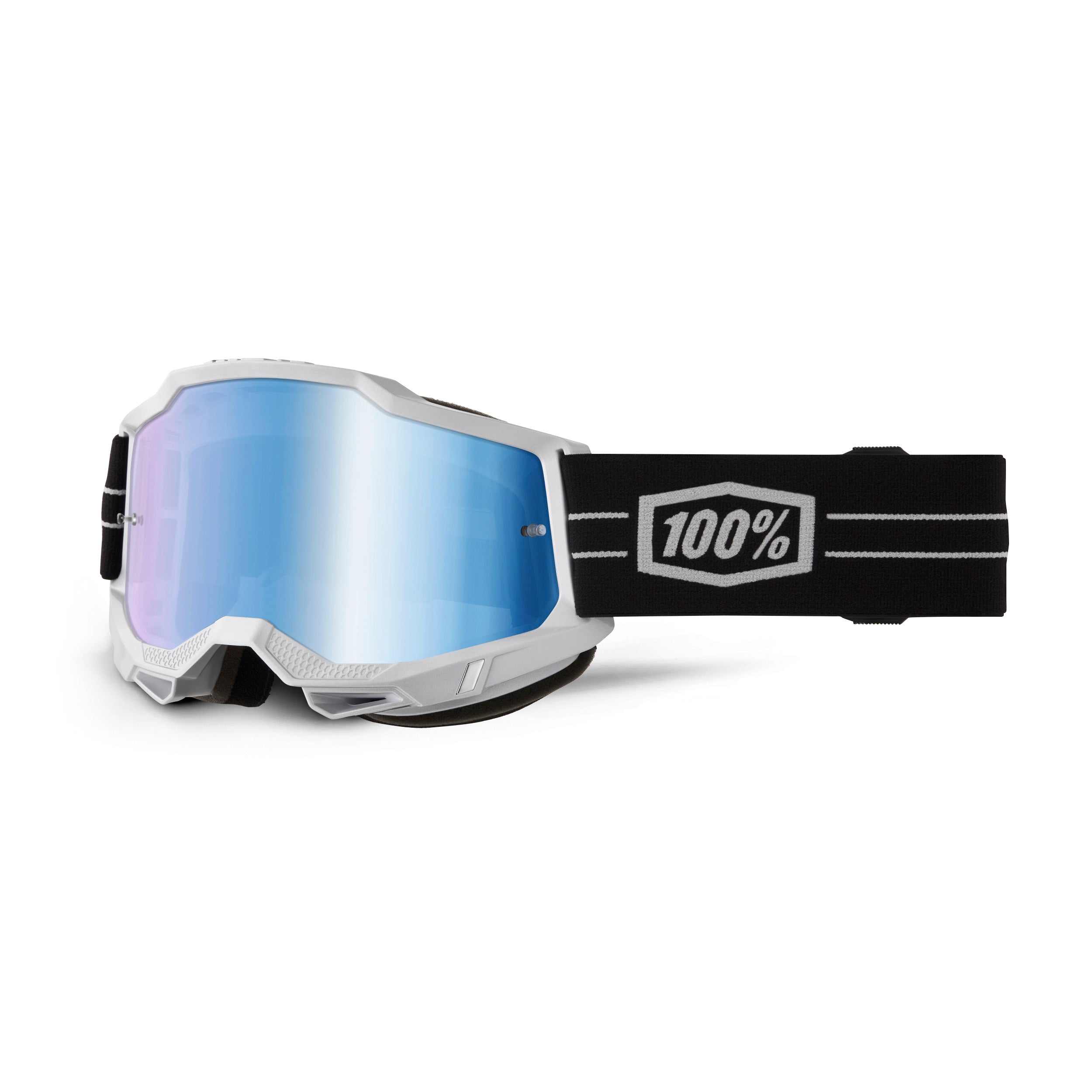 100% Accuri 2 Bowen Goggles With Blue Mirror Lens