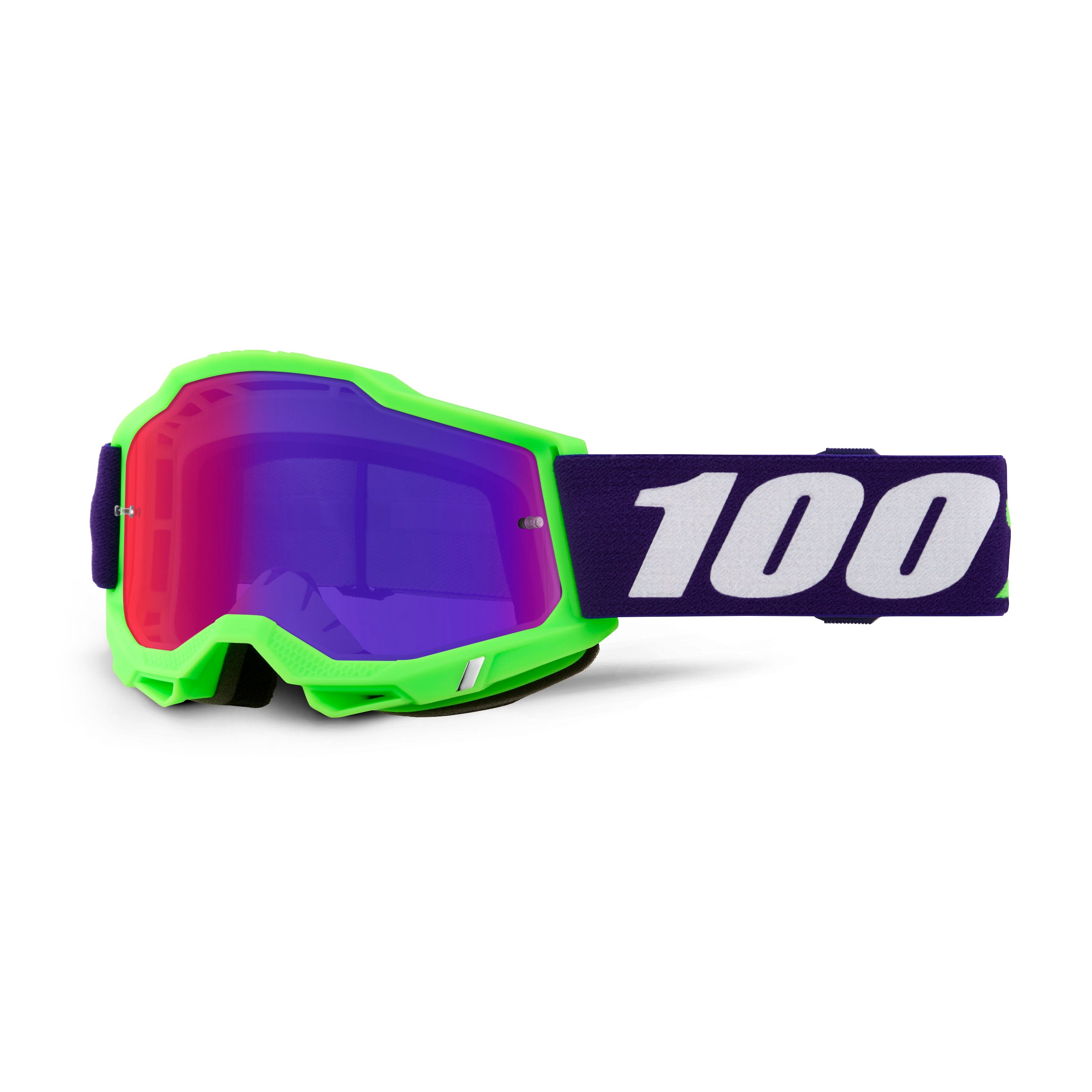 100% Accuri 2 Satisfy Goggles With Purple Mirror Lens