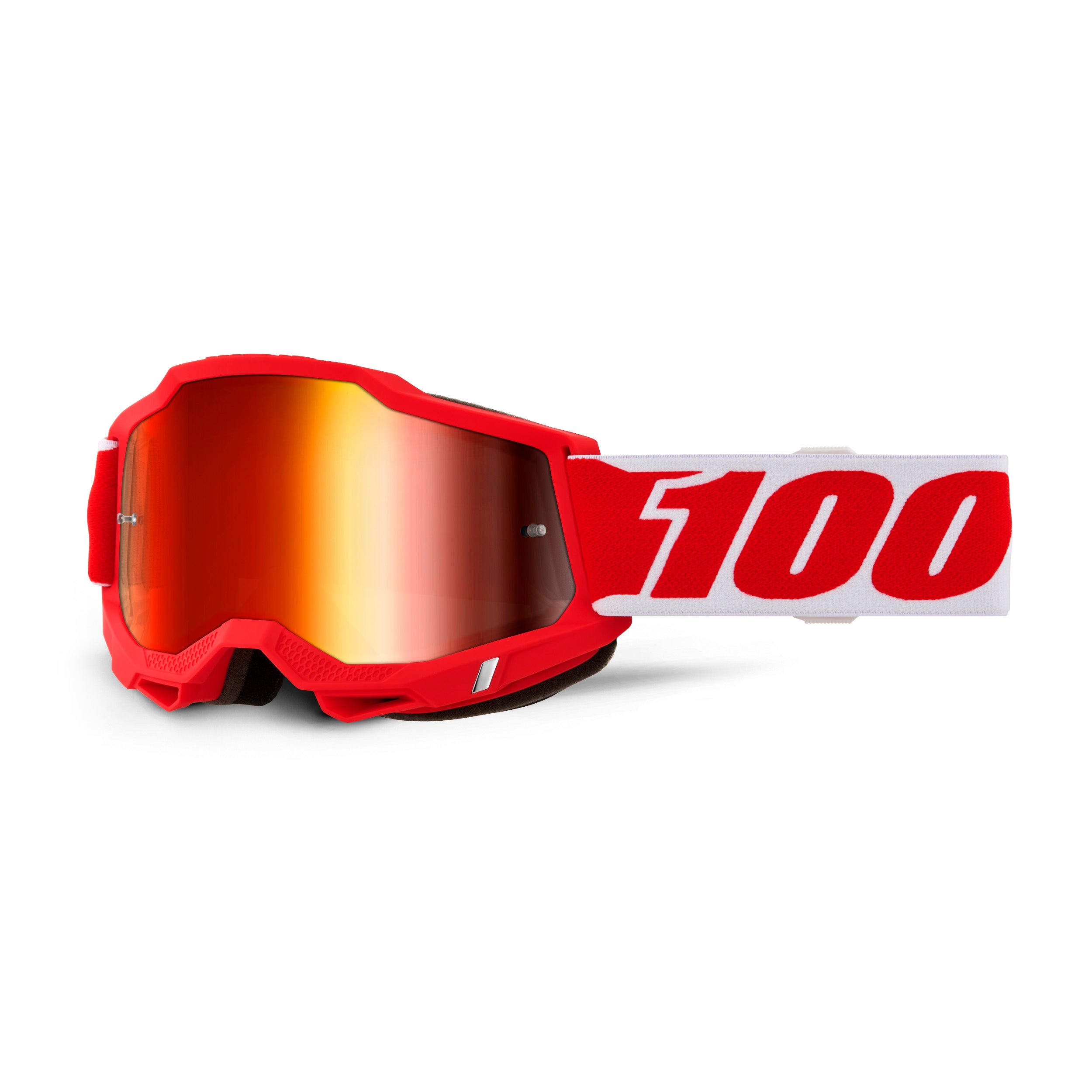 100% Accuri 2 Jr RD001 Goggles With Red Mirror Lens