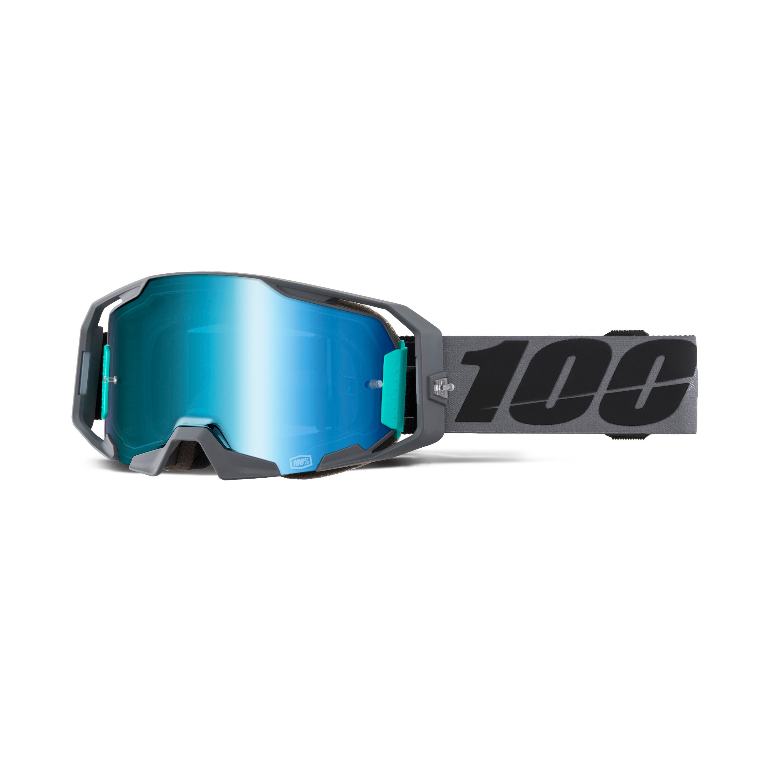 100% ARmatic Petroma Goggles With Aqua Mirror Lens