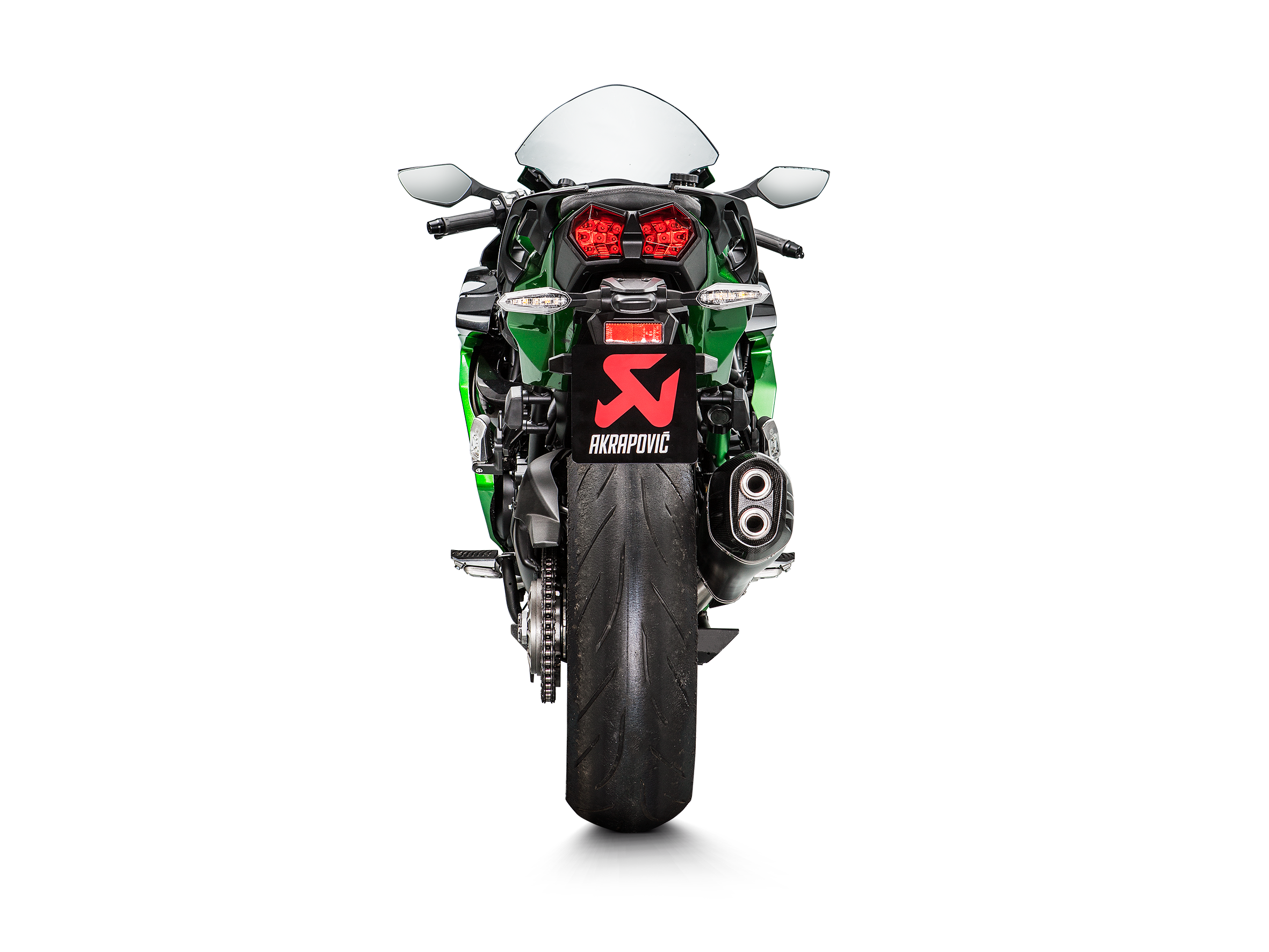 Akrapovic Slip-On Exhaust Kawasaki H2 SX 2018-2021