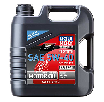 Liqui Moly Street Race Synthetic 4T Oil - 5W-40 - 4 L