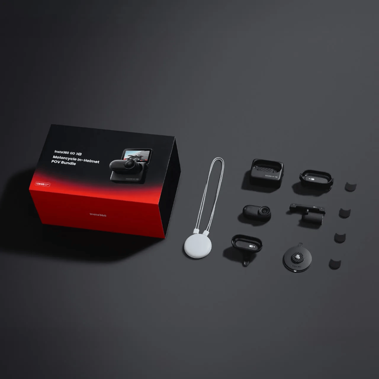 Insta360 Go 3S Helmet Mount Bundle