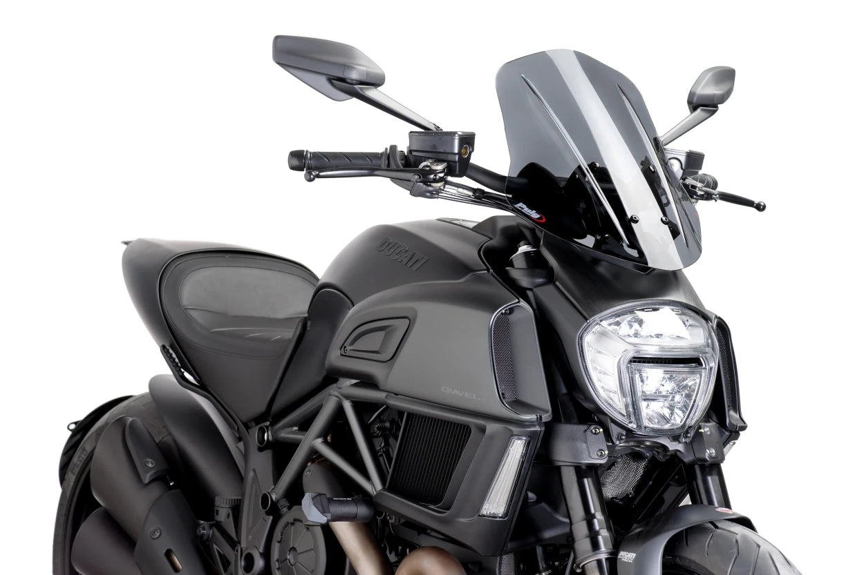 Puig Touring Naked New Generation Windscreen Ducati Diavel 2014-2018