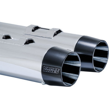 Vance and Hines Blackbird 450 Slip-On Mufflers for Harley Davidson Models