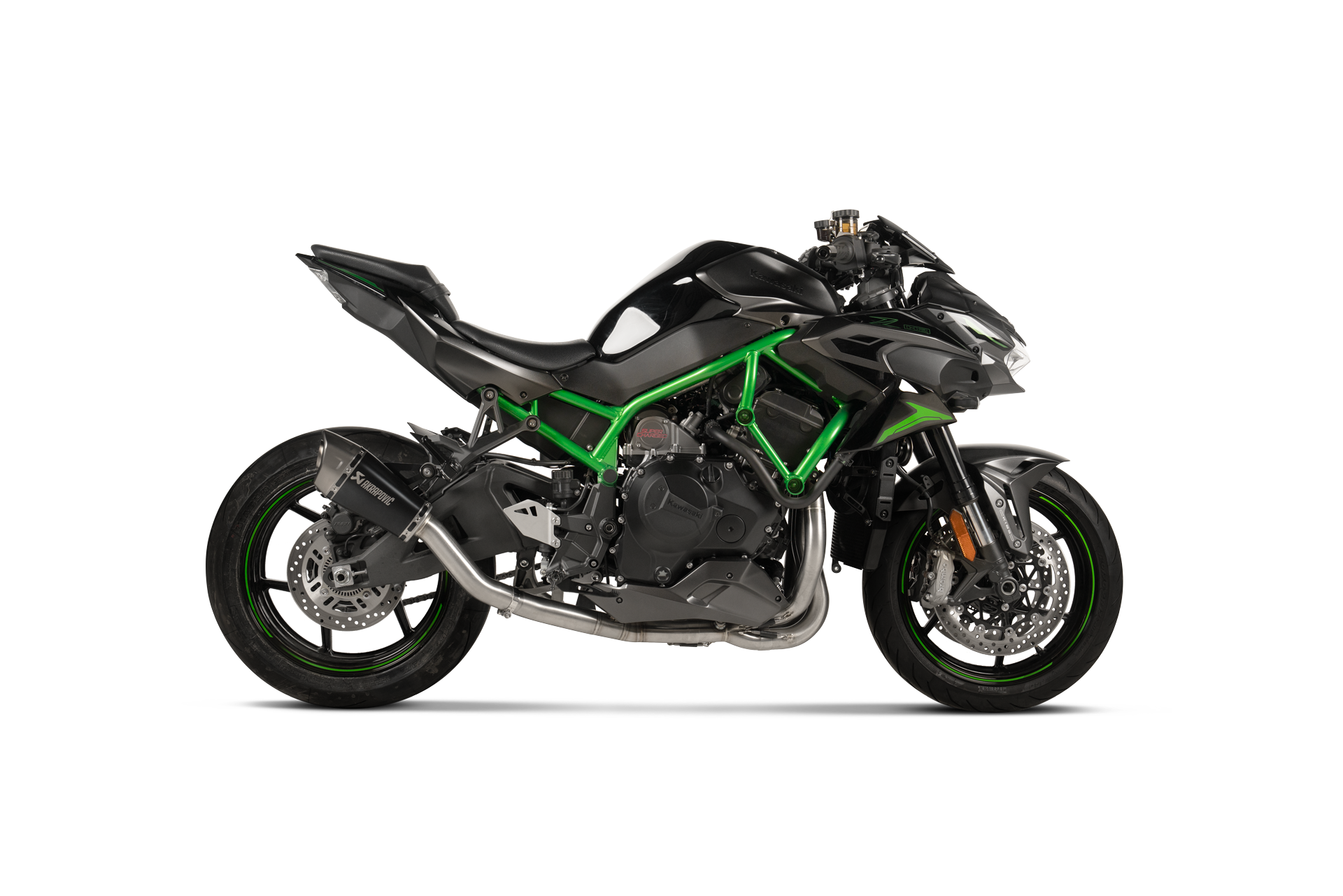 Akrapovic Slip-On Exhaust Kawasaki Z H2 / SE 2020-2026