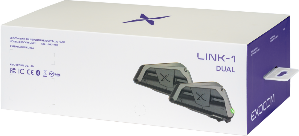 Scorpion Exocom Link-1 Bluetooth Comm - Dual Pack