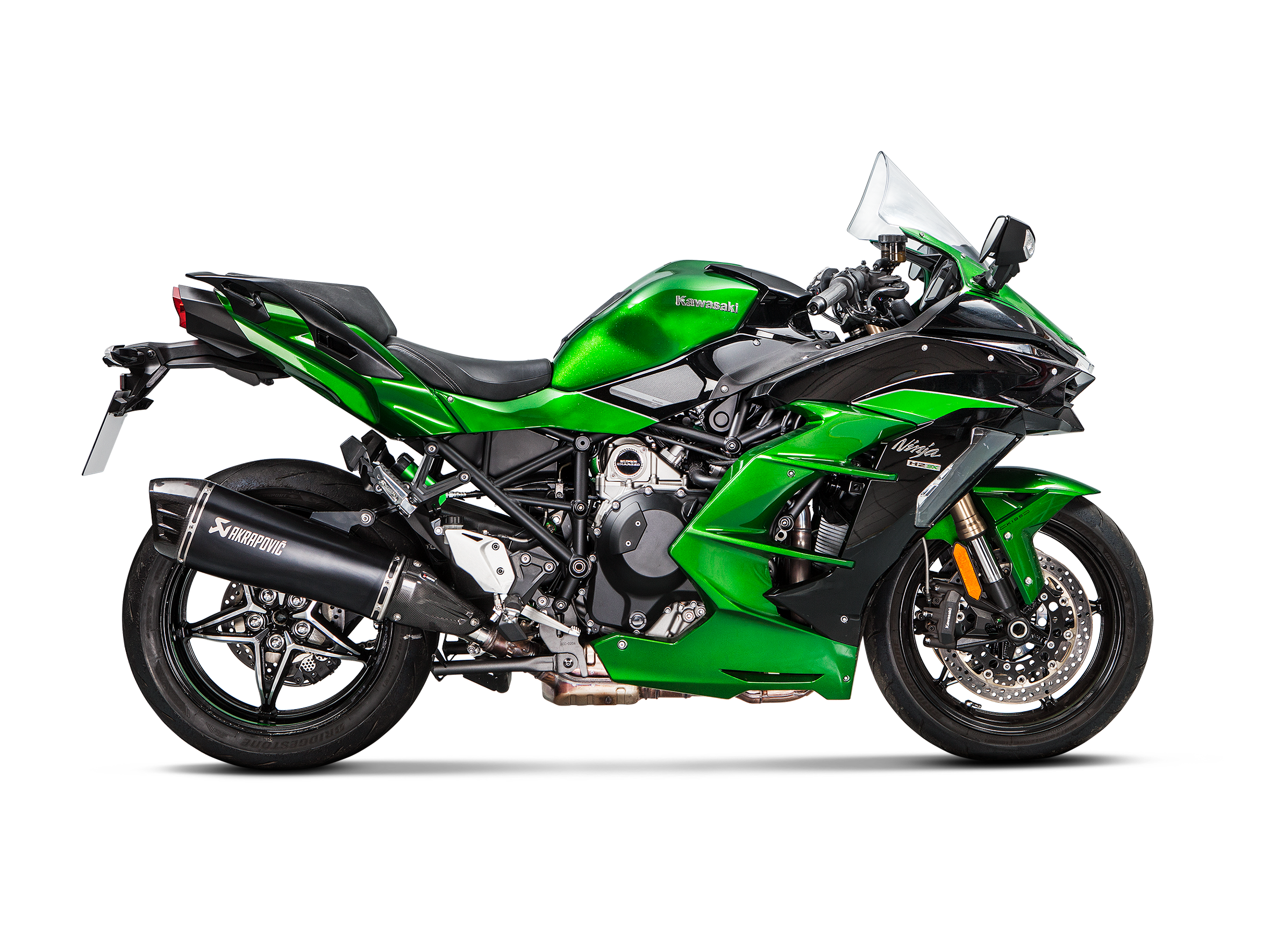 Akrapovic Slip-On Exhaust Kawasaki H2 SX 2018-2021