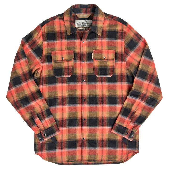 Biltwell HI Test Rust Flannel Shirt