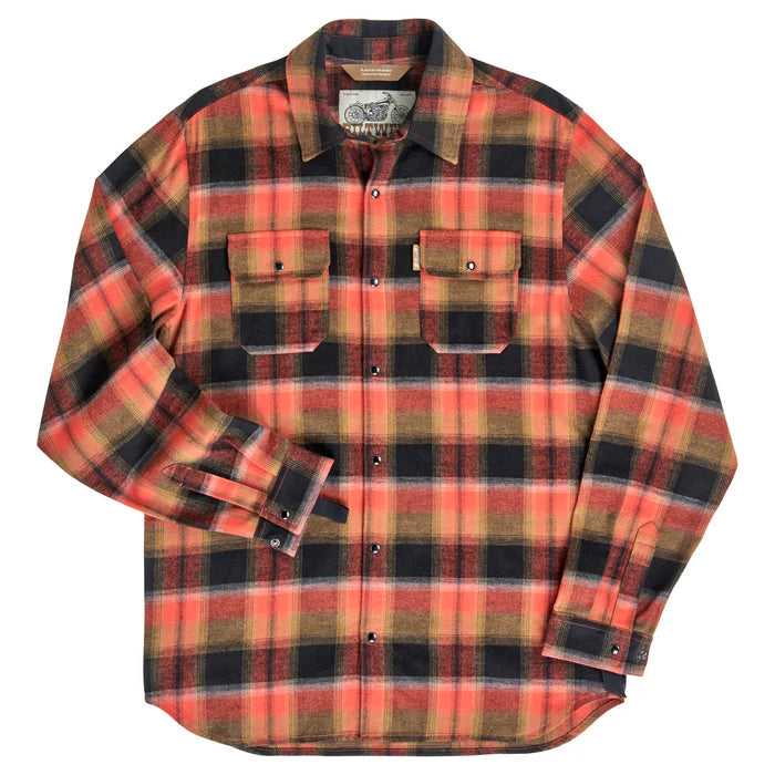 Biltwell HI Test Rust Flannel Shirt