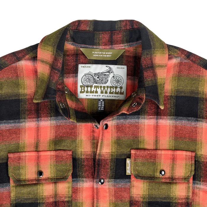 Biltwell HI Test Rust Flannel Shirt